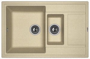 Мойка кухонная керамогранитная Florentina ЛИПСИ 780K 20.250.D0780.104 78*51 см. бежевый