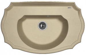 Мойка кухонная керамогранитная Florentina ЭМИЛИЯ 20.340.D0900.104 90*55 см. бежевый