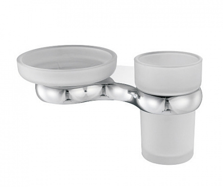 Стакан и мыльница навесной WasserKRAFT BERKEL K-6826  