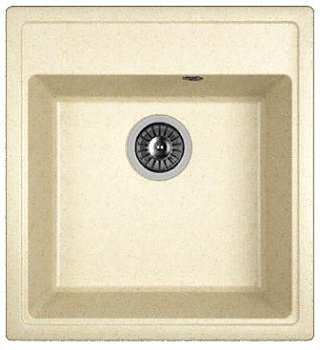 Мойка кухонная из литьевого мрамора Dr. Gans НИКА 470 25.070.B0470.403 47*51 см. латте
