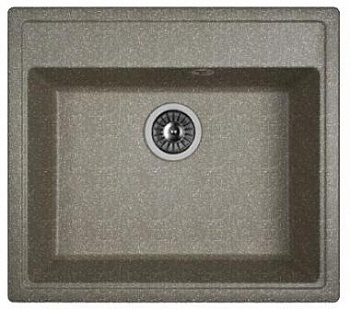 Мойка кухонная из литьевого мрамора Dr. Gans НИКА 570 25.070.D0570.407 57*51 см. черный