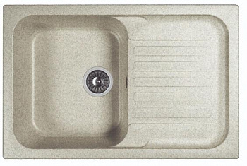 Мойка кухонная из литьевого мрамора Dr. Gans АДЕЛЬ 780 25.090.C0780.408 78*51 см. серый