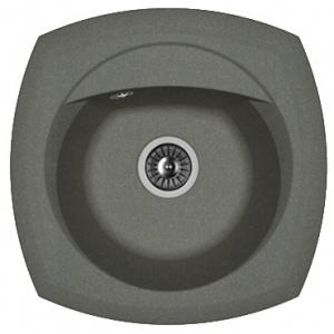 Мойка кухонная керамогранитная Florentina КОРСИКА 20.105.B0510.302 51*51 см. антрацит