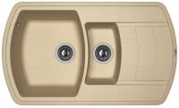 Мойка кухонная керамогранитная Florentina НИРЕ 760 20.205.D0860.104 86*51 см. бежевый