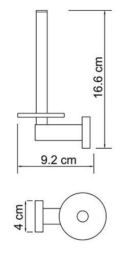 Держатель туалетной бумаги WasserKRAFT LIPPE K-6597   Держатель туалетной бумаги WasserKRAFT LIPPE K-6597
