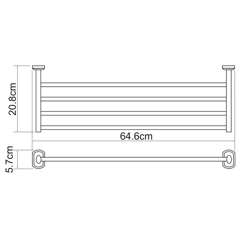 Полотенцедержатель WasserKRAFT ODER K-3011  