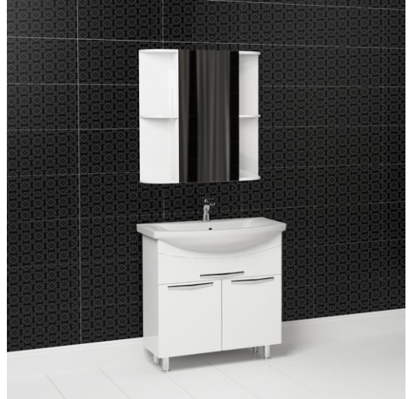 Тумба под раковину Mirsant ГЛЯССЕ  65 см. 