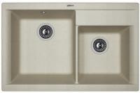 Мойка кухонная керамогранитная Florentina КАССИ 780 20.230.E0780.305 78*51 см. грей