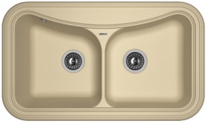 Мойка кухонная керамогранитная Florentina КРИТ 860 20.115.E0860.306 86*51 см. капучино