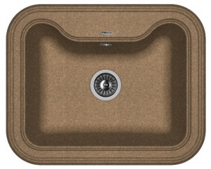 Мойка кухонная керамогранитная Florentina КРИТ 630 20.110.D0630.105 63*51 см. коричневый
