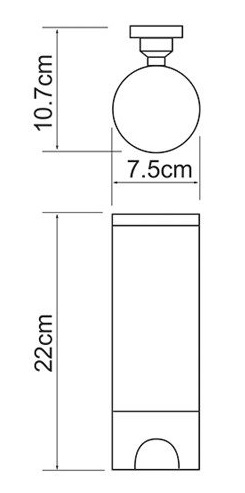 Держатель ватных дисков WasserKRAFT  K-1079  