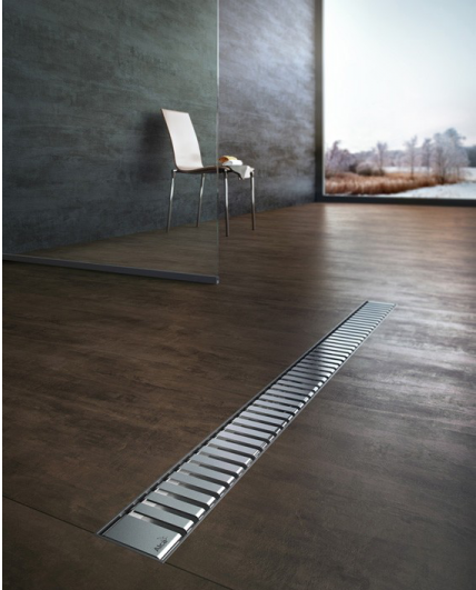 Решетка для душевого канала Alcaplast  LINE-550L   Решетка для душевого канала Alcaplast  LINE-550L