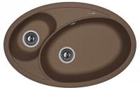 Мойка кухонная керамогранитная Florentina СЕЛЕНА 780 20.265.E0780.303 78*51 см. мокко