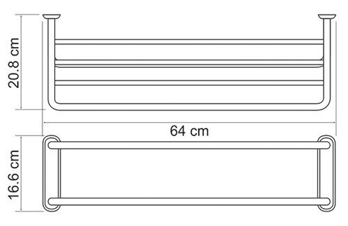 Полотенцедержатель WasserKRAFT  K-888   Полотенцедержатель WasserKRAFT  K-888