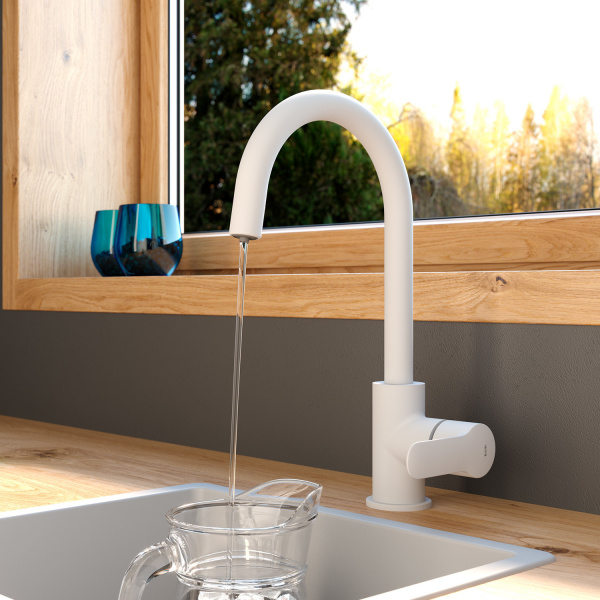 Смеситель IDDIS CUBA CUBWTFJi05 для кухонной мойки  Смеситель IDDIS CUBA CUBWTFJi05 для кухонной мойки