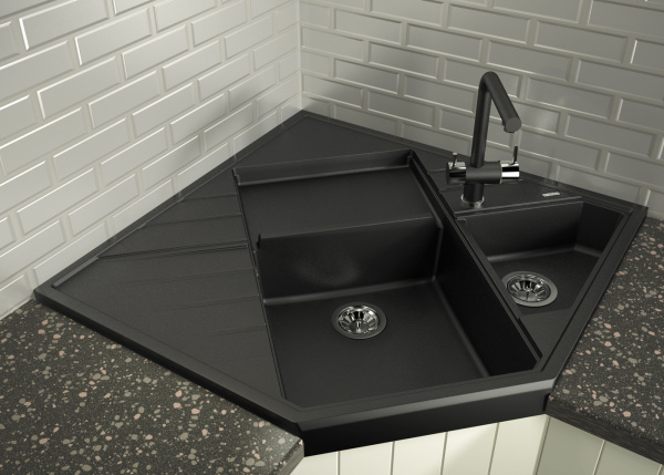 Мойка кухонная керамогранитная Florentina БОМБЕЙ 20.375.J0900.105 90*61 см. коричневый