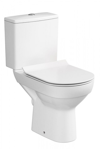 Унитаз-компакт Cersanit CITY NEW CLEAN ON S-KO-CIT011-3/5-COn-S-DL-w безободковый 