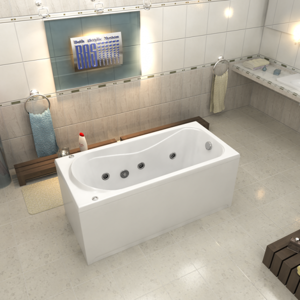 Ванна акриловая BAS ВЕРОНА В 00021 150x70 см. 