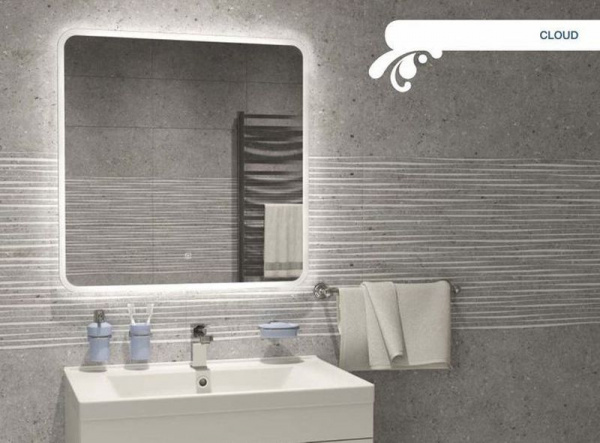 Зеркало Mirsant CLOUD  100 см. 